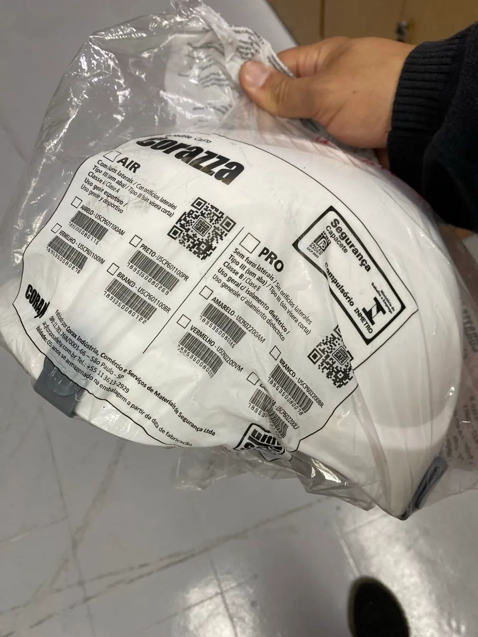 Capacete utra safety com protetor concha - Foto 2