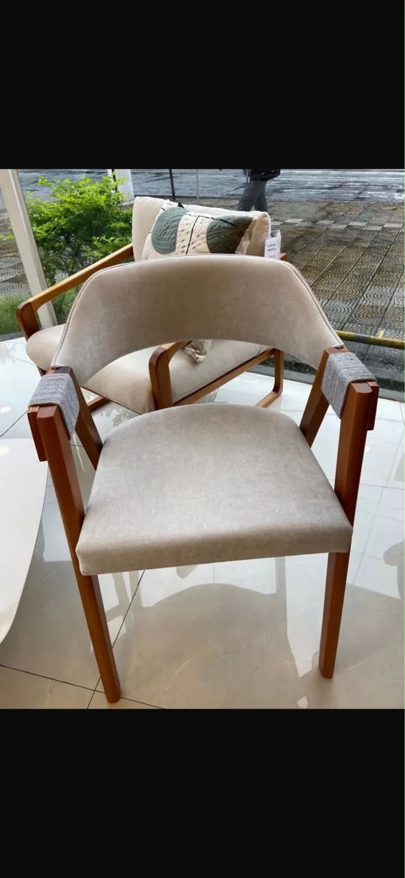 Conjunto de mesa de jantar com 4 cadeiras  - Foto 3