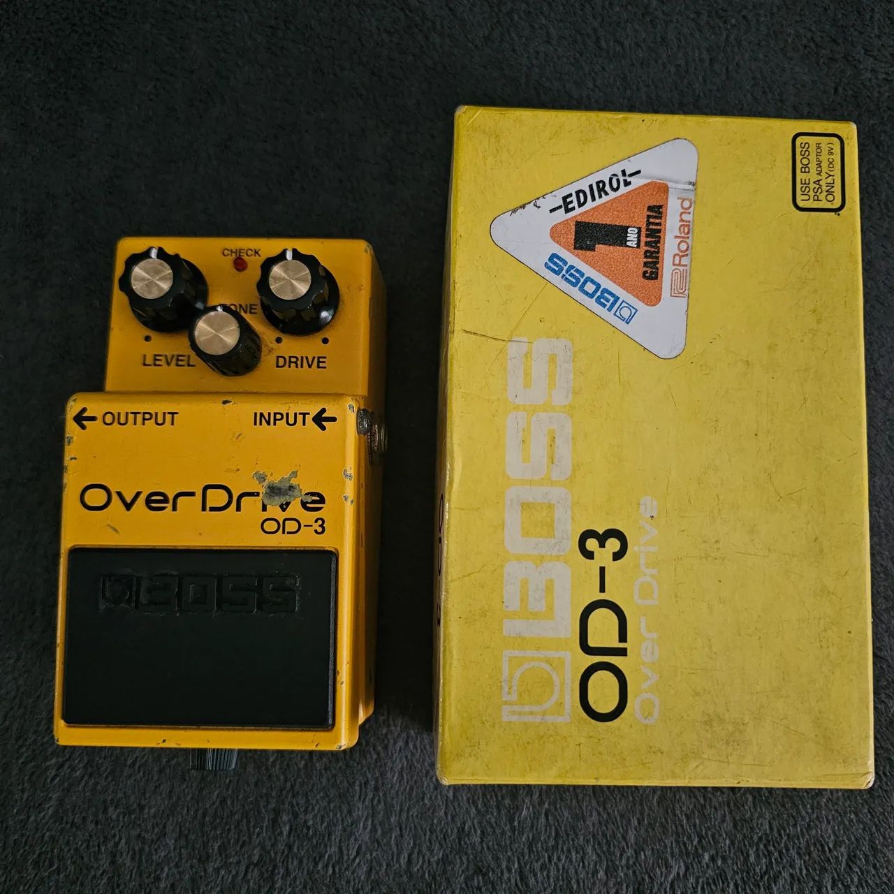 Pedal BOSS OD-3 OVER DRIVE até 12x - Instrumentos musicais - Cruz