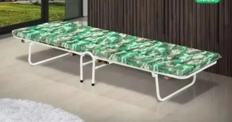 Sofá 2 lugares + Cama Dobrável - Foto 2