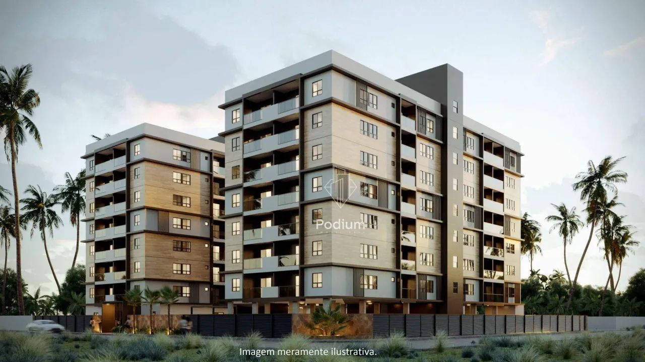 Apartamentos com varanda / sacada a 440m da praia de Poço / Cabedelo - AP1646