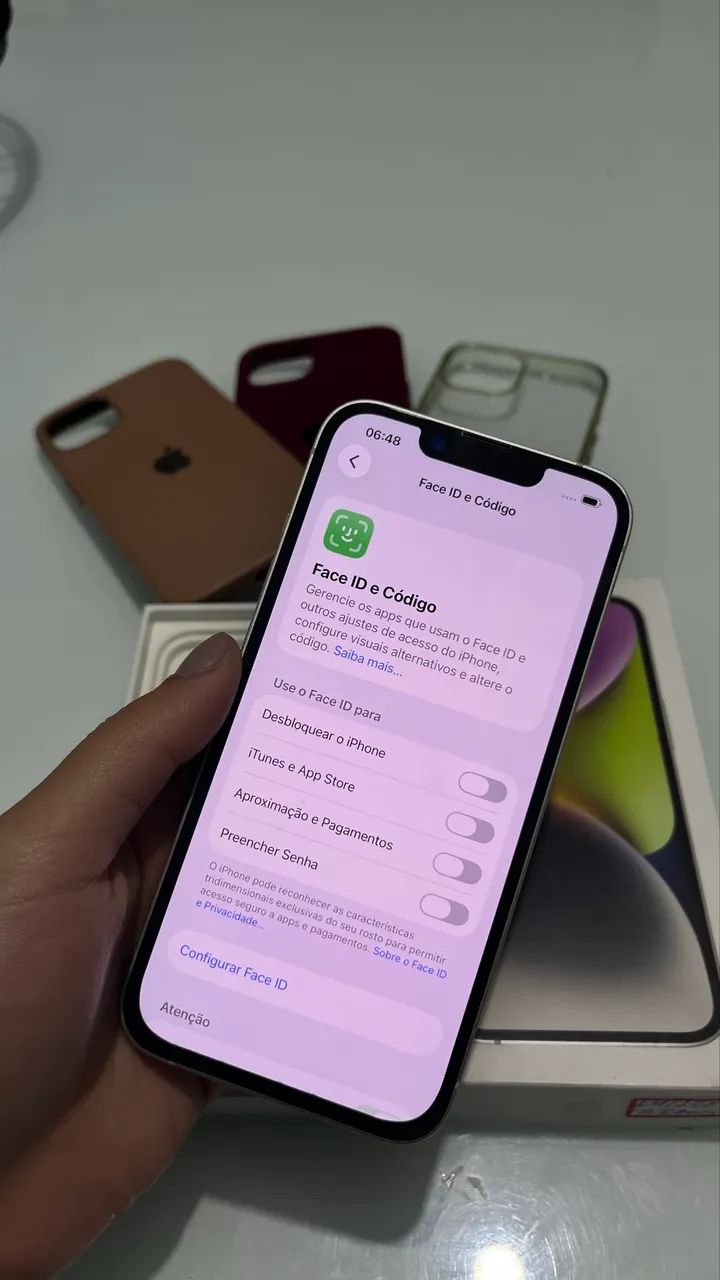 IPHONE 14 128GB BRANCO | MUITO bem conservado  - Foto 5