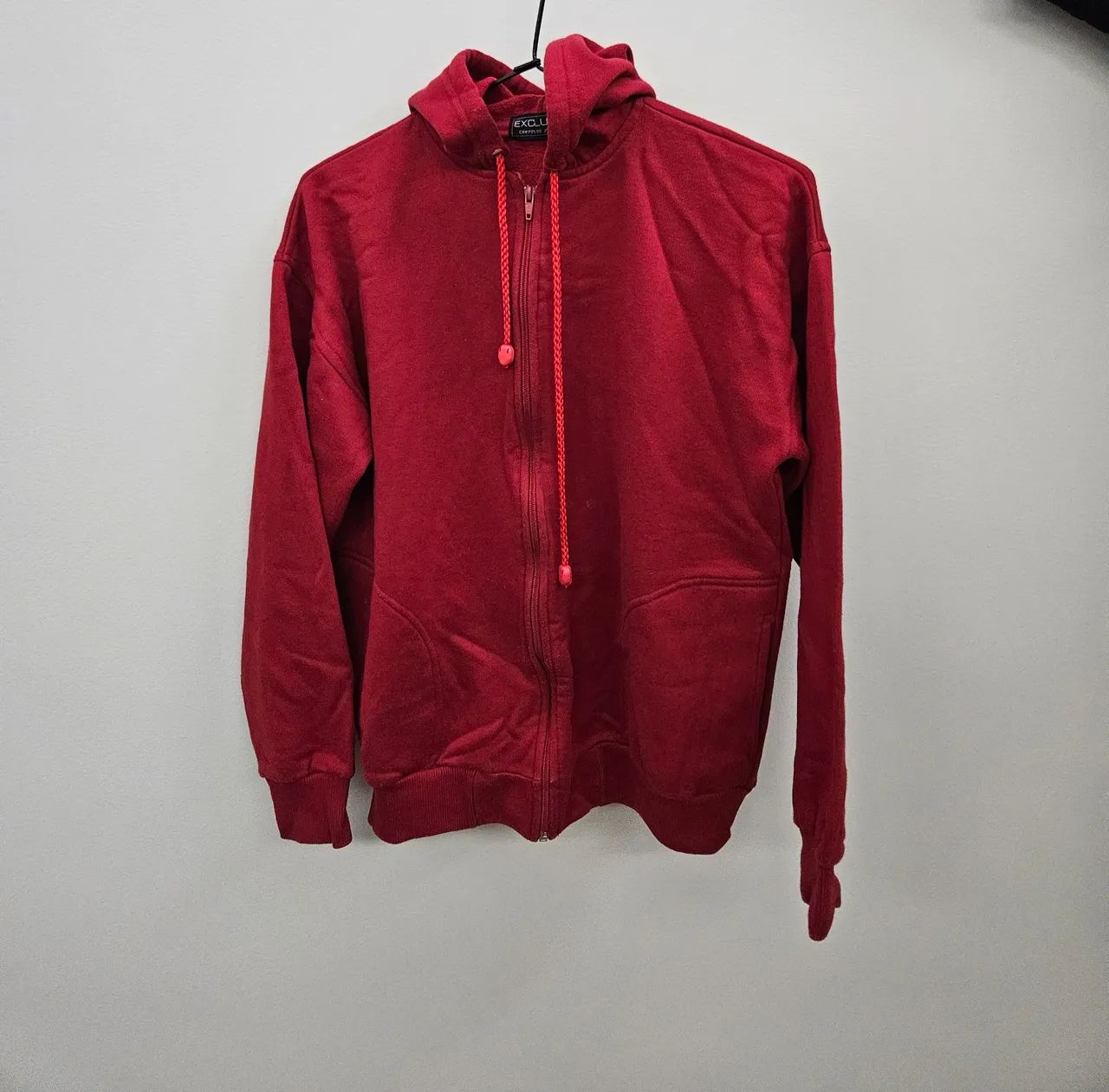 Moletom básico vermelho