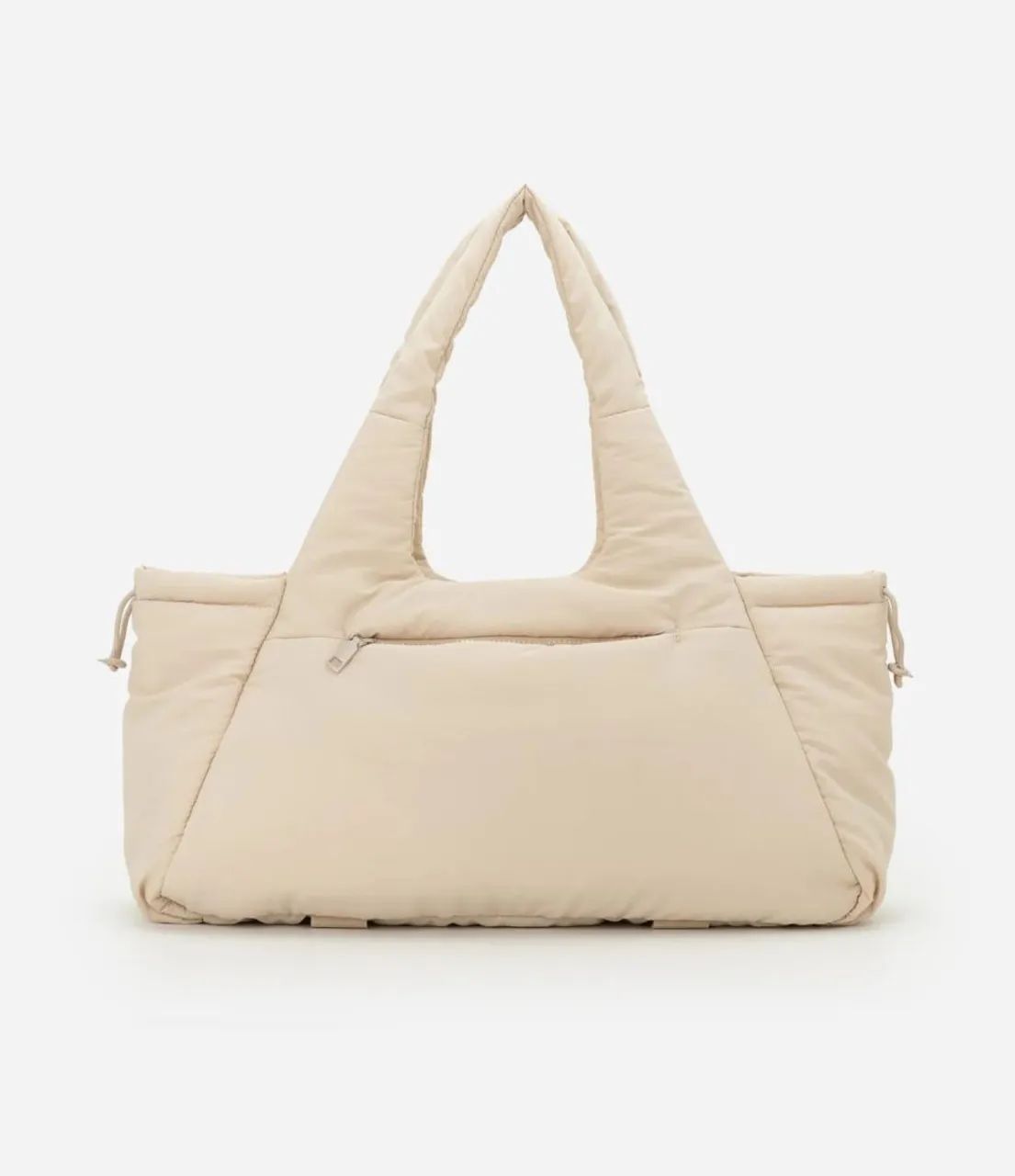 Bolsa Shopper Grande com Alça de Mão e Ajuste Lateral Off White - Foto 5