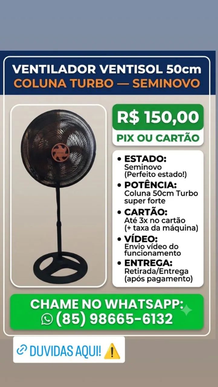 Ventilador Ventisol 50cm