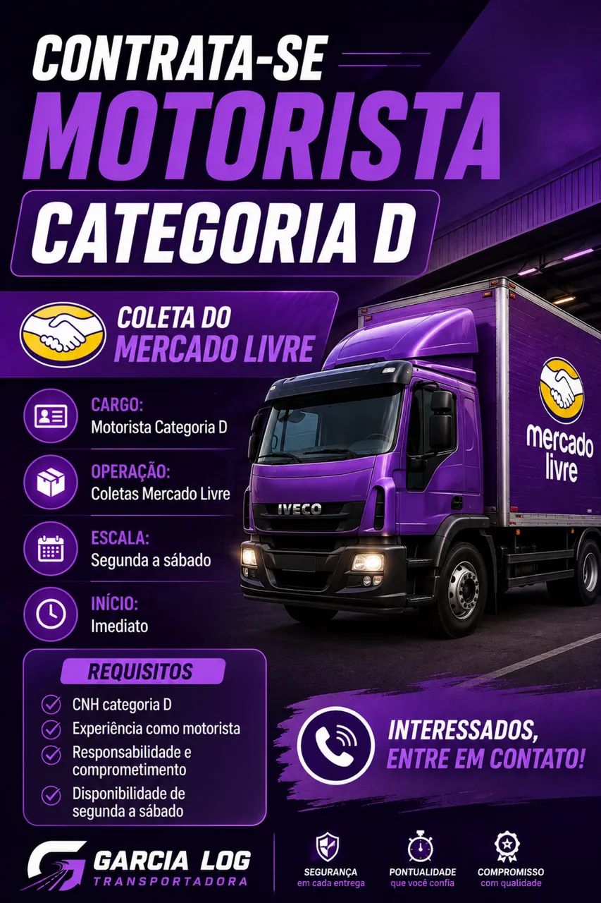 Contrata-se Motorista 