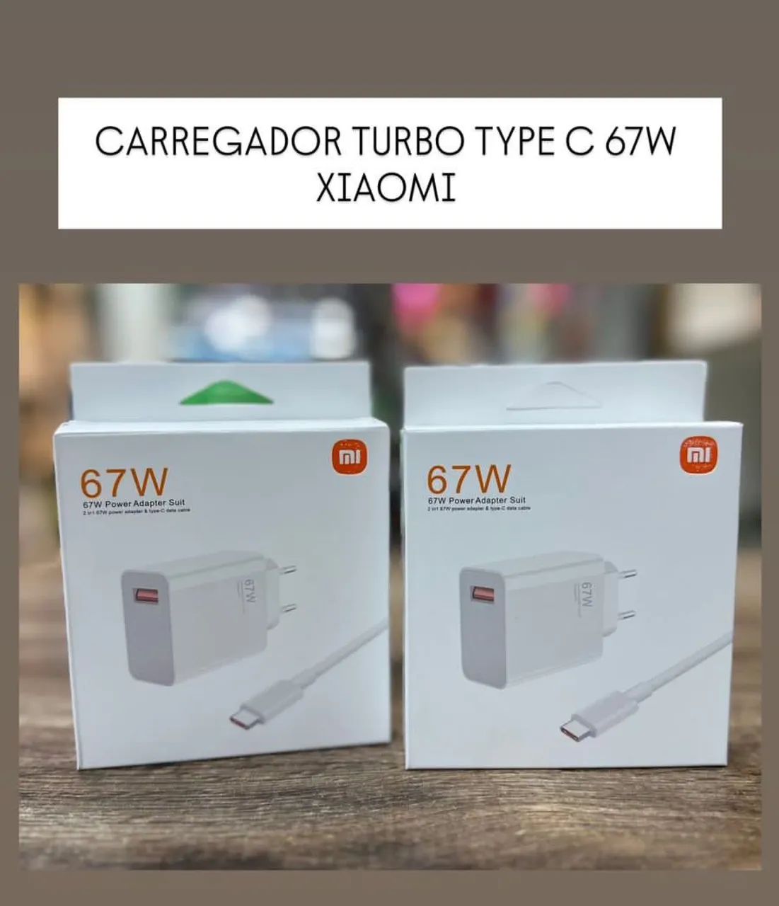 Carregador type c 
