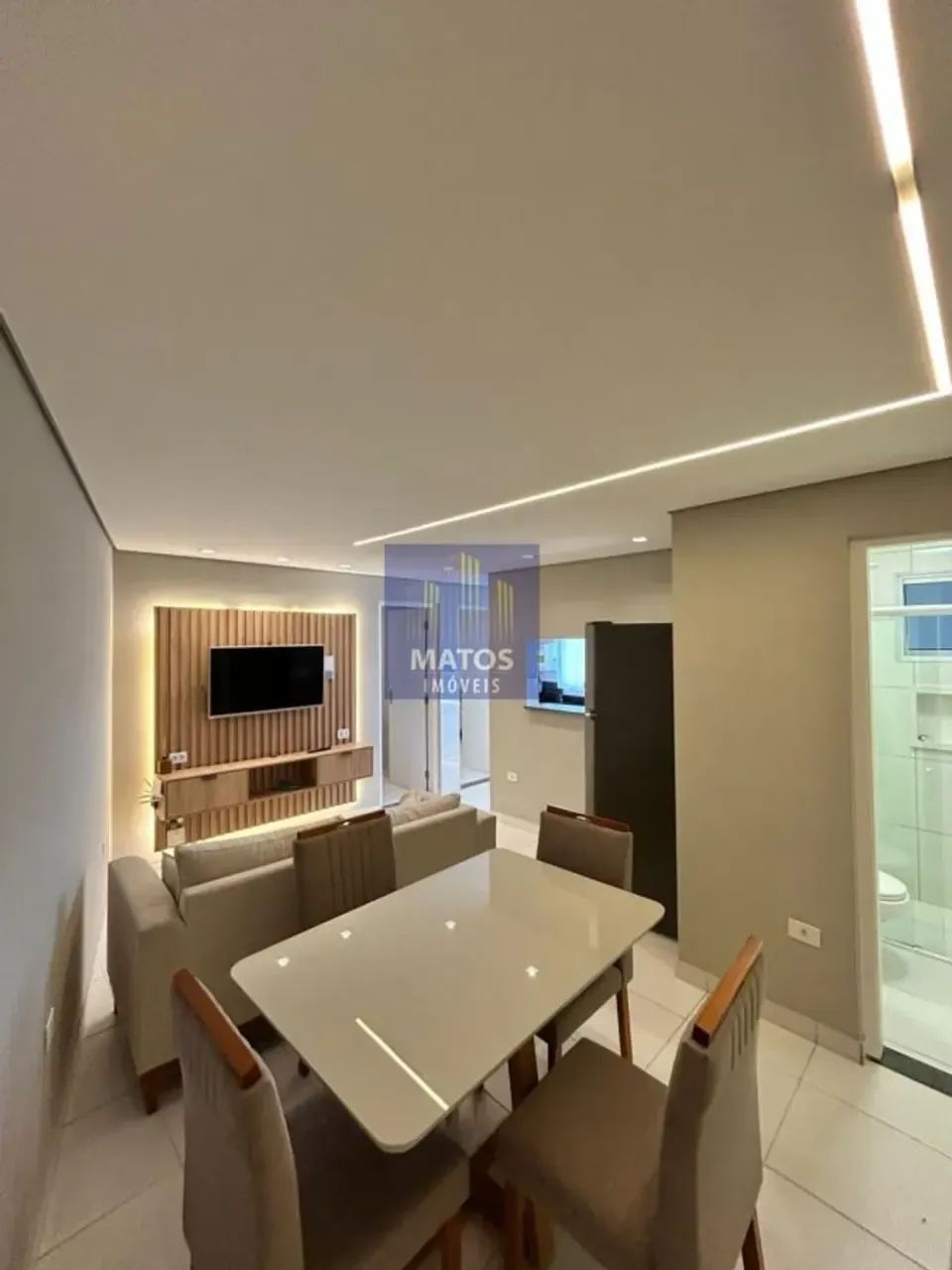 Apartamento mobiliado com fino acabamento