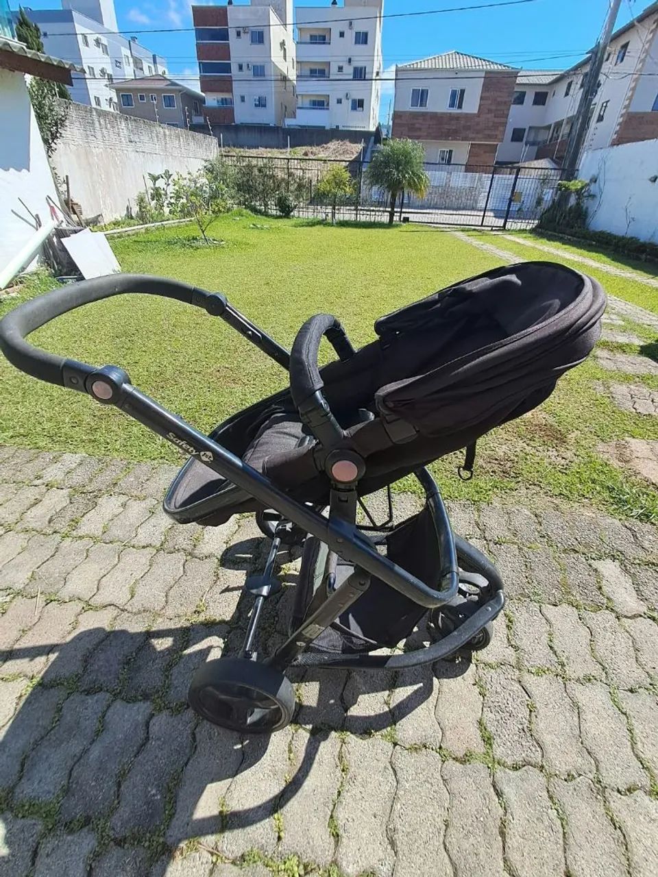 Carrinho bebê Safety, com Moisés e bebê conforto - Foto 3