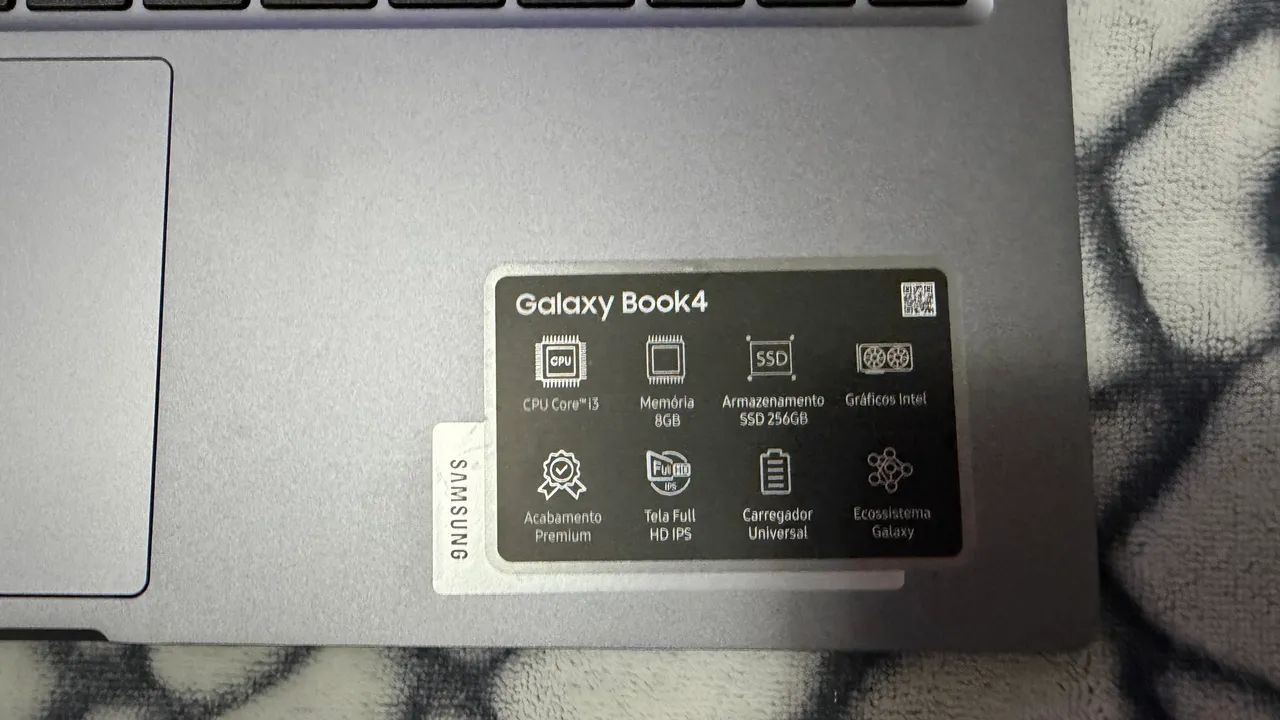 Notebook Samsung Galaxy Book4 Windows 11 Home Intel Core I3 8gb 256gb Ssd - Foto 3