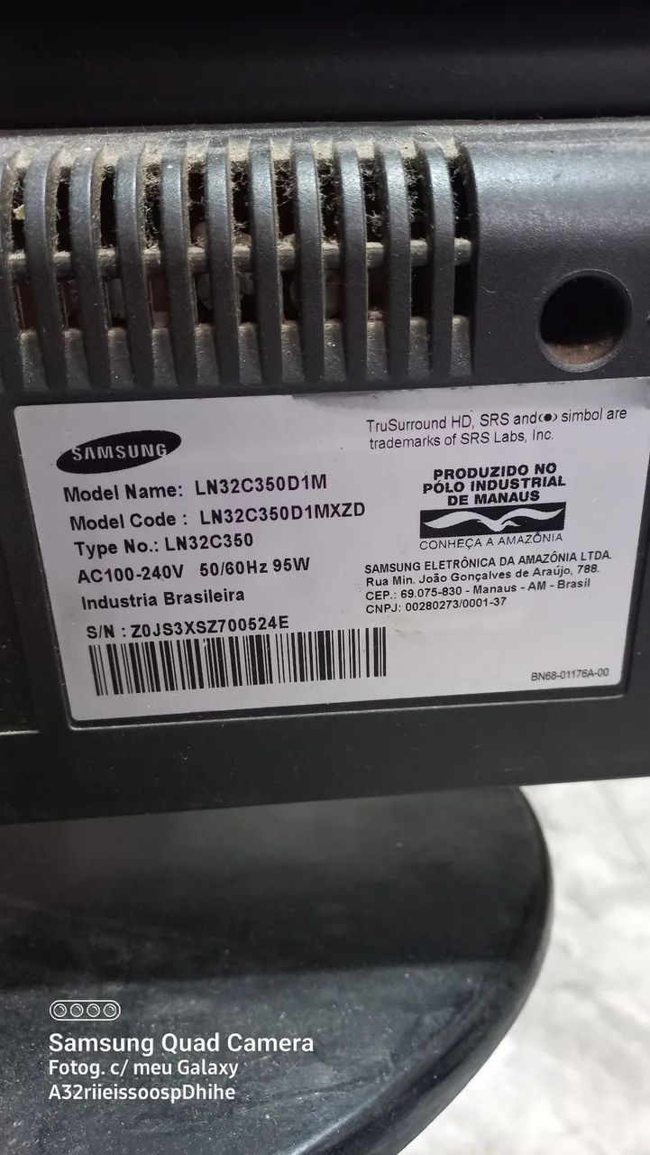 Vendo TV Samsung 32 polegadas R$200,00 - Foto 4