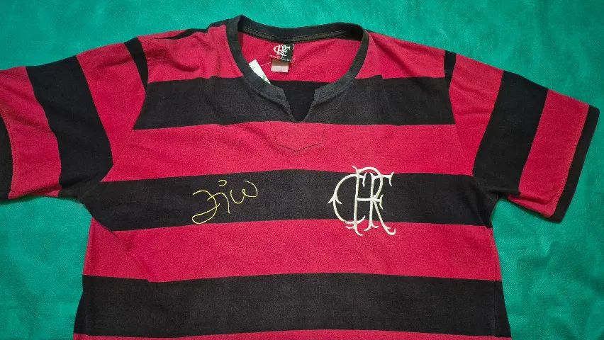 Camisa Flamengo Braziline Fla Tri Zico Masculina  - Foto 3