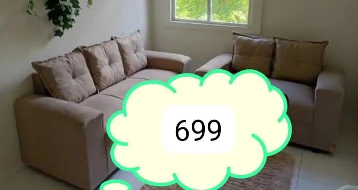 Sofá Retrátil e reclinável, conjunto de sofá  - Foto 4