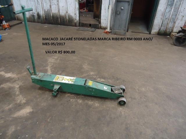 Macaco Jacaré 5 ton. Marca ribeiro RM 0003