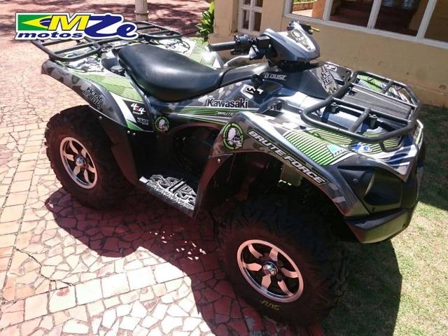 Kawasaki Brute Force 750 2012 Prata com 300 horas - Foto 4