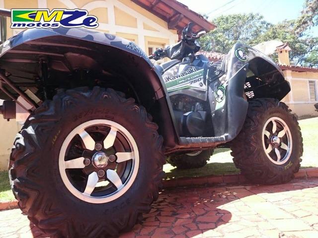 Kawasaki Brute Force 750 2012 Prata com 300 horas - Foto 6