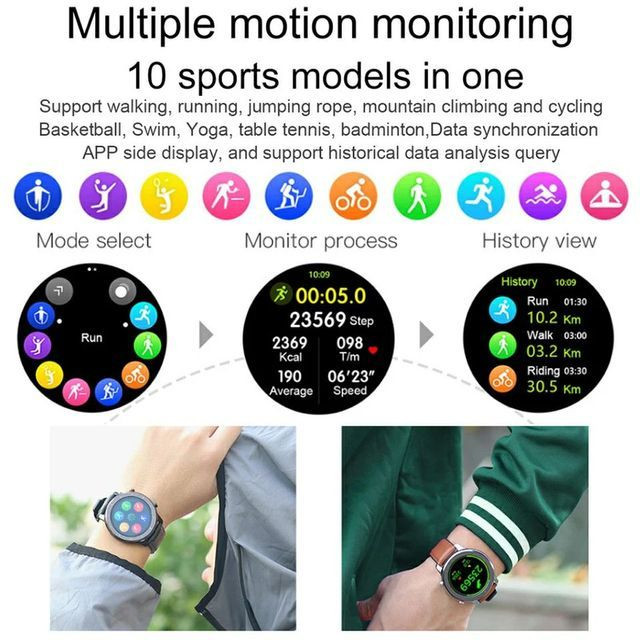 Smartwatch Original Lemfo L11 Pulseira de Aço Preto - Foto 6