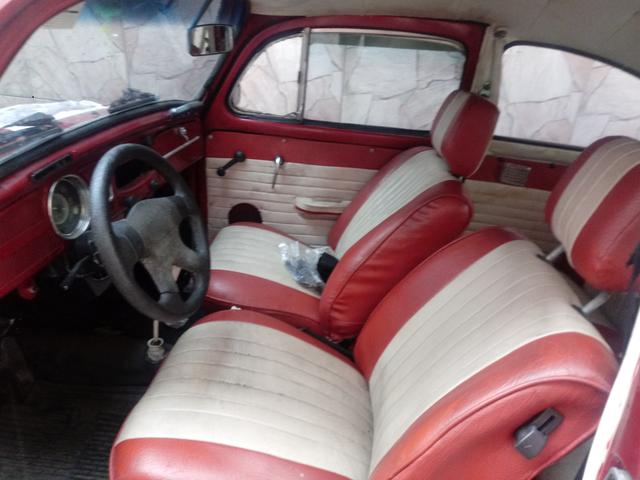 Fusca - 1973 Vermelho (Laterais - pérola) motor novo (2008) e Ar Condicionado - Foto 3