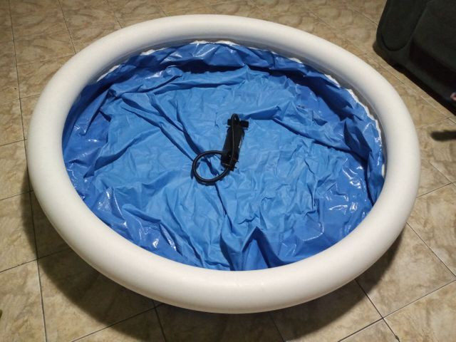 Piscina Bel lazer azul com bomba manual 1000 litro - Foto 2
