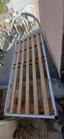 Cama de solteiro de ferro - Foto 6