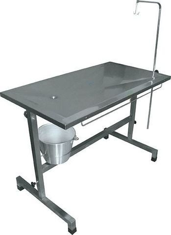 Mesa cirúrgica veterinária inox