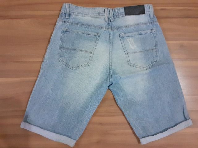 Camisao jeans infantil - tam 12 - Foto 6