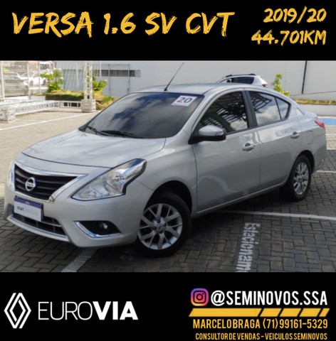 Versa 1.6 SV CVT 2019/20  - Marcelo Braga