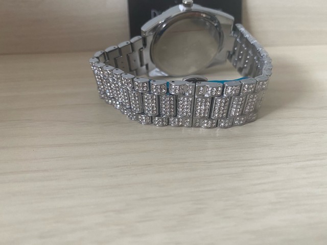 Relogio Masculino Rolex Relógio Feminino Cravejado Diamante IcedOut Zircônia  - Foto 5