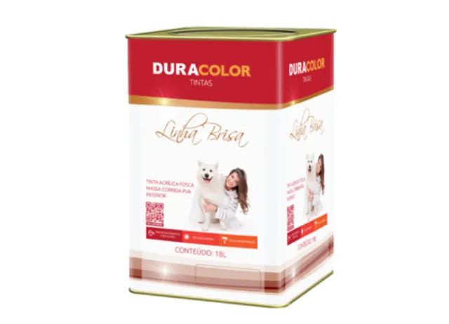 Tinta Acrílica Fosca Duracolor ou Brisa Lata Varias cores  Exterior e Interior 18 LT