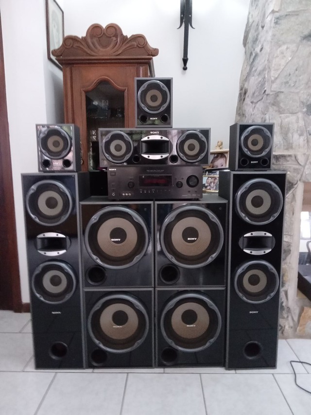 Home theater sony muteki 7 2 +114 anúncios na OLX Brasil