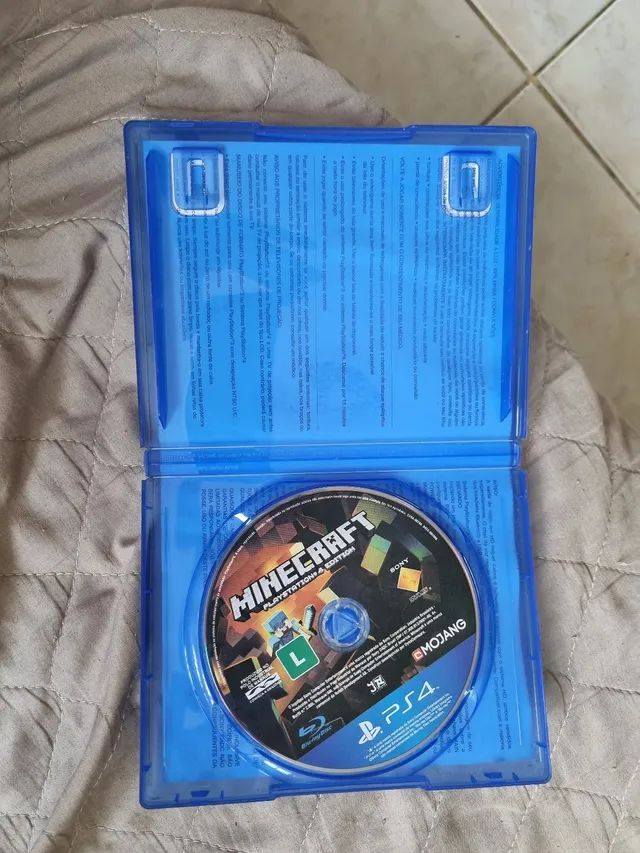 Disco De Jogo Da Edição Do PS4 Minecraft PlayStation Foto