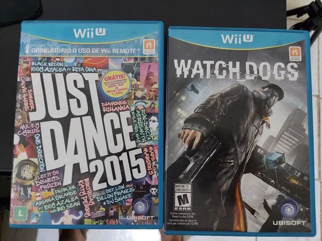 Jogos Wii U, Watch dogs e Just Dance (troca ou venda)