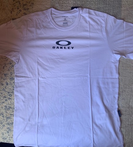 Camiseta Oakley Original Masculina Mod Bark New Branca