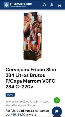 Cervejeira Freezer Vertical Slim -Até 4 Caixas 600ml - Foto 4
