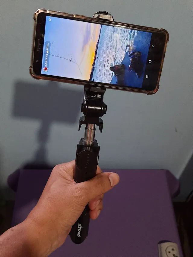 Bastão Tripé Espancivel Selfie Celular Suporte - Foto 3