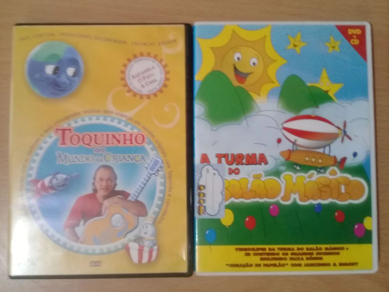 Dvds toquinho e balão magico