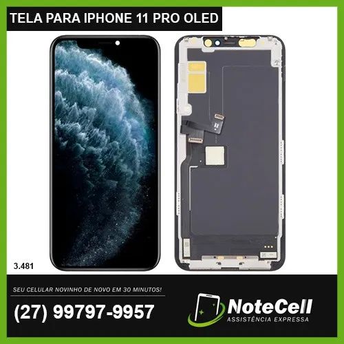 Tela/Display P/ iPhone 11 Pro Oled - Instalação Expressa em 30 min!