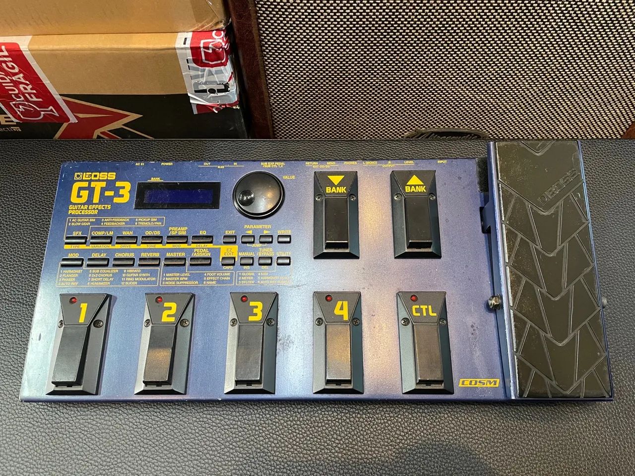 Pedaleira de guitarra Boss Gt3