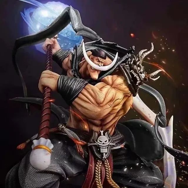 Barba Negra Action figure de one piece Edward Newgate Com Led e espada - Foto 2
