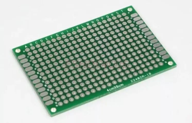 Placa De Circuito Impresso Dupla Face 4x6 Cm KIT 2 Unidades   Arduino Automação COD-CP83  