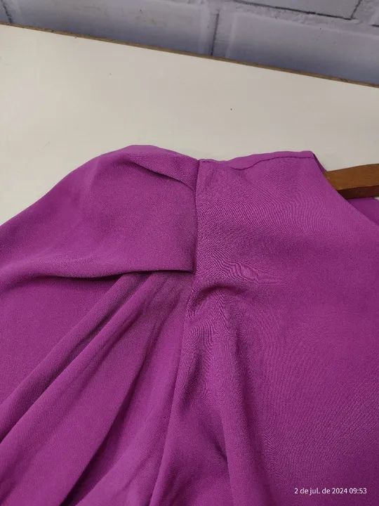 Camisa Feminina Social Pluss Size Tam: G5 - Foto 4