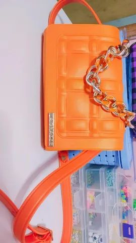 Bolsa feminina laranja  - Foto 2