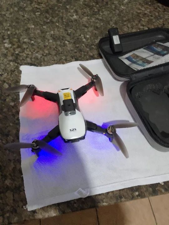 Lenovo S2S profissional 2cameras drone 8k 2 baterias novo