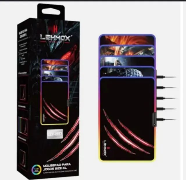 Mousepad Gamer Lehmox RGB