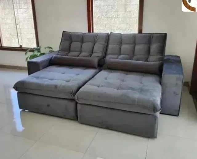 Sofa 2,10M de largura - frete gratis - Retrátil e Reclinável Novo de Fábrica