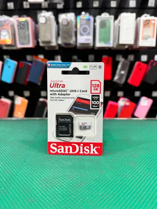 Cartão de Memória SanDisk 128GB MicroSD - Original