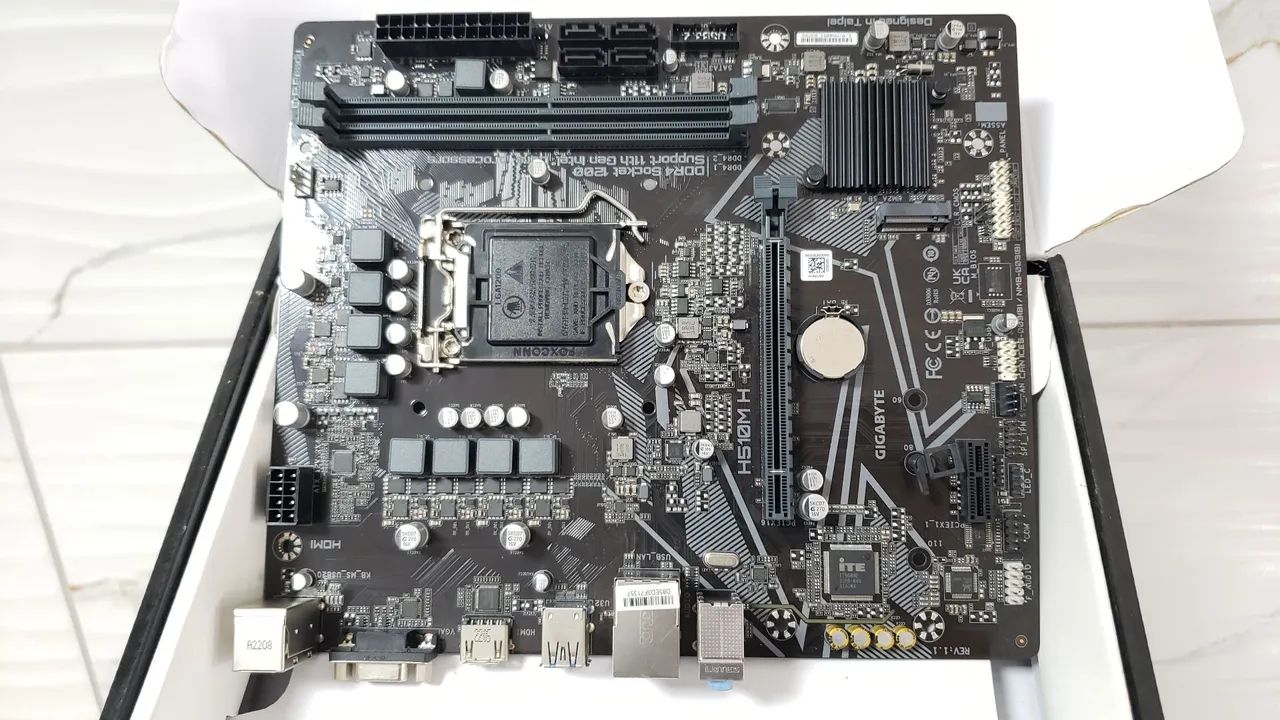 Placa-Mãe Gigabyte H510M H - LGA 1200 - Foto 3