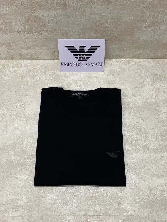 Camiseta Importada Emporio Armani Básica Logo Clássico - Foto 4