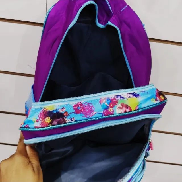 Mochila De Costa  Infantil40x32cm M9036da22249 Perso Promoç Frozen