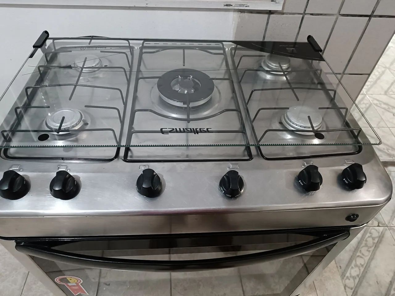 Fogão Esmaltec 5 bocas manual inox top! - Foto 5